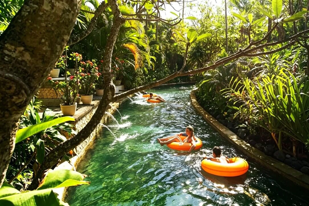 库塔水上世界漂流